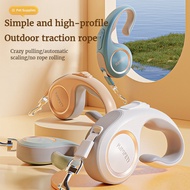 【Ready Stock】3m/5m Dog Leash Retractable Small Dog Leash Pet Leash Dog Automatic Retractable Rope Sm