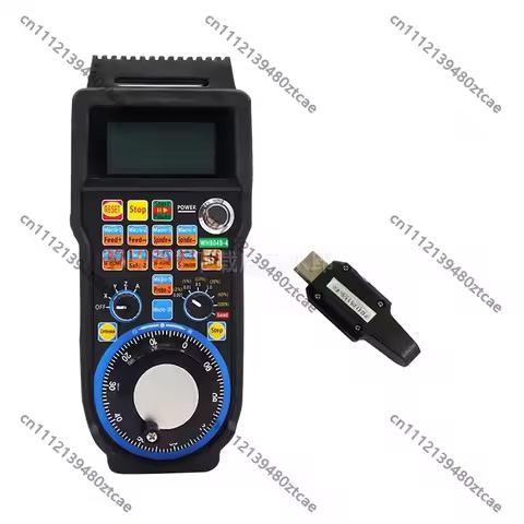 WHB04B Wireless CNC MPG Handwheel, 4/6 Axis Mach3 System Pendant CNC Milling Machine Pulse Controlle