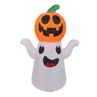 New1.5Halloween Ghost Festival Inflatable Pumpkin Ghost Festival Yard Decoration
