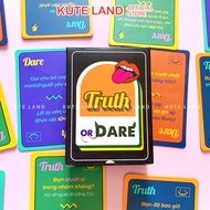 Bộ Bài Drinking Game Truth Or Dare 52 Lá Thách Hay Thật Lói Hay Lèm Cho Nhóm Bạn Uống Bia Vui Nhộn