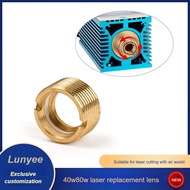 Lunyee Blue Laser Laser Lens Replacement Lens Laser engraving module 450nm For 40W 80W fixed focus w