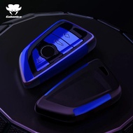 New PC Car Key Cover Case Shell For BMW X1 X3 X5 X6 X7 1 3 5 6 Series G20 G30 G11 F15 F16 G01 G02 F4