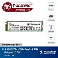 M.2 SSD PCIe Gen 3x4 MTE672A : 128GB (Industrial Product) Transcend -รับประกัน 3 ปี มีใบกำกับภาษี