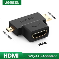 UGREEN 2 in 1 Mini HDMI / Micro HDMI Male to HDMI Female Adapter ZB2s