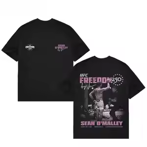 Men's Black Sean O'Malley UFC Freedom 250 Salute T-Shirt, UFC White House Tee, UFC Freedom 250 Shirt