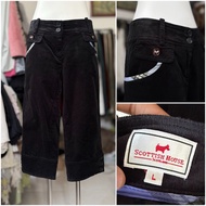 [2hand_thrift] L brand velvet shorts (waist 88, hip 100-110, length 68, thigh 56-68)!!️Falling stone