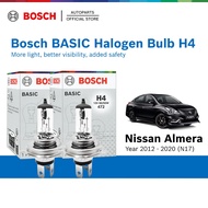 Bosch Halogen Headlight Bulb for Nissan Almera N17 (60/55W) H4