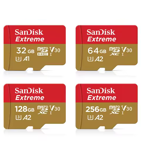 SanDisk Memory Card Extreme PRO microSDXC Card 256GB 128GB 64GB Read Speed 32GB 100MB/s TF Card U3 4
