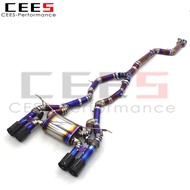 CEES  Price Valved Catback Exhaust pipe Performance Exhaust Titanium For BMW M3/M4 F80/F82 3.0T 2015