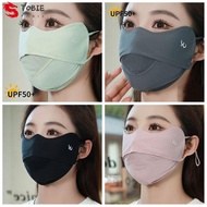 TOBIE Ice Silk Mask, Summer Face Mask Face Cover, Thin Face Scarves Sunscreen Face Scarf Solid Color Face Gini Mask Sports