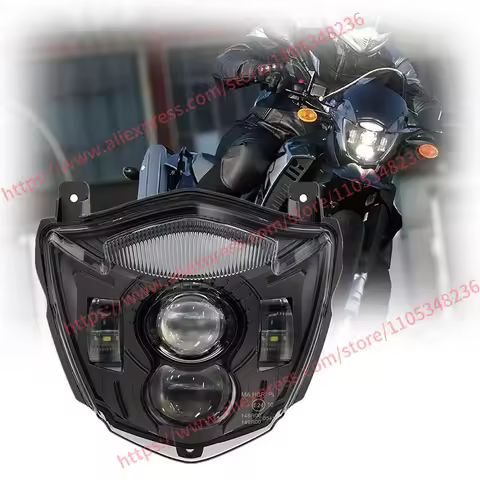 LED Projector Headlight 12V 6000K New for Yamaha Xt660r/xt660x 2004-2016 Street Motorcycle Spare Par