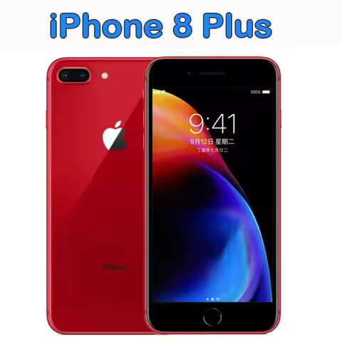 5.5" Original iPhone 8 Plus Mobile Phone Retina Display 64GB/256GB ROM 12MP A11 Bionic Chip Hexa-Cor