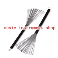 AVAILABLE STICK SPUL DRUM BROOM RUBBER HANDLE BRUSH WIRE IRON JAZZ CAJON WIRE