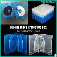WU 1PC DVD Jewelry Box Double DVD Acrylic DVD Case DVD Storage Case