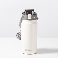 Dodge Portable Thermos Cup ถ้วยน้ำกีฬา กระติกน้ำพกพาได้ 600ml สแตนเลสคุณภาพสูง 316 กุญแจดอกเดียวในกา