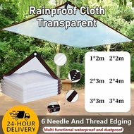 Transparent Waterproof Canvas Tarpaulin Sheet Canopy Camping Canvas Night Market Tent Cover