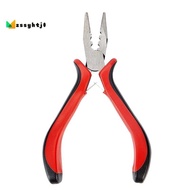【zssyhtj1.sg】1 Pack 45 Steel Jewelry Bead Crimper Tools Crimping Press Plier for Jewelry Making Red