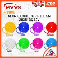 MYVO LED Neon Flex SMD 2835 DC 12V 5M Meter (600 Leds) IP64 Waterproof