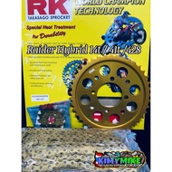 RK Alloy Sprocket Chain Set For Raider 150 Carb And Fi ( 428) 156