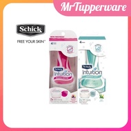 (SENSITIVE CARE) TPW Schick Intuition Plus K2S Schick Intuition Sensitive Care Shaver Women Pencukur