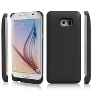 4800mAh External Backup Battery Power Bank Back Case for Samsung Galaxy S6 Edge Plus