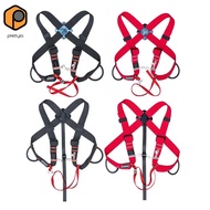 prettyia Upper Body Harness Ascending Protection Adjustable Fixed Belt Caving Canyoning Rock Climb