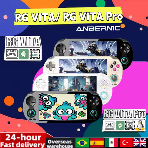ANBERNIC RG VITA / RG VITA Pro Handheld Game Console Android Video Gaming Player Supports Bluetooth 