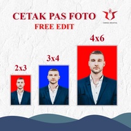 Print Premium Photo Pass Size 2x3 3x4 4x6 6x9 Waterproof - Digital