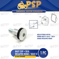 Baut Cop + Seal Megapro Mono / Beat FI - Baud Tutup Silinder Head Kop + Karet Honda Mega Pro