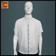 Obra ni Juan Cyclist Fit Polo Barong - White (#2698)