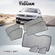 Volkswagen Tiguan 2017 - 2019 Sunshade Magnetic Sunblock 7 Pcs