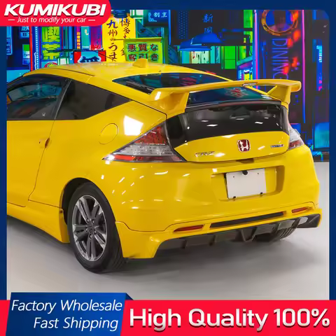 Fits 2011-2015 Honda CR-Z CRZ Hybrid Mugen Style ABS Glossy Black Rear Trunk Spoiler Wing