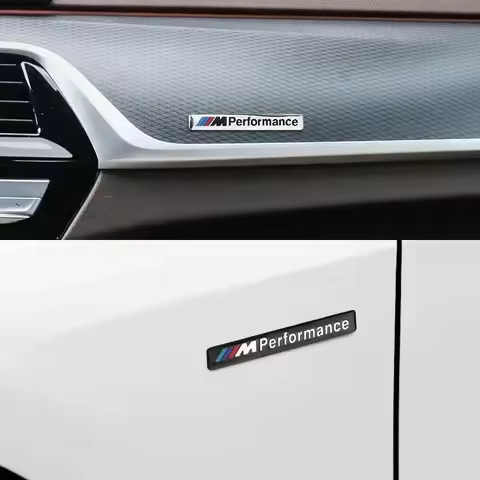 1PCS Car Decal Logo Badge Auto Accessories Sticker M Power Performance For BMW M 1 3 4 5 6 7 Series