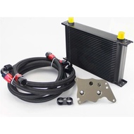 Black 25 Row Engine Oil Cooler Kit For BMW Mini Cooper Peugeot Citroen DS 1.6T N14 N18 EP6 Prince