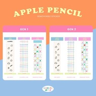 Apple pencil sticker