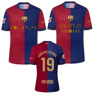 2425 Barcelona Coldplay Jersey Yamal Short Sleeve Kit Sportswear Matchwear