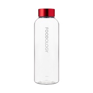 FOODOLOGY Bottle for Drink Mix (Red, 16.9fl oz) - Leak Proof, Lightweight, Durable Sports Water Bott