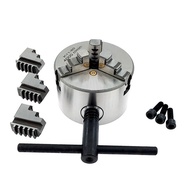 1Set K11 80 3-Jaw Lathe Chuck Manual Self-Centering Metal K11-80 Lathe Chuck With Jaws Turning Machine Tools Accessories