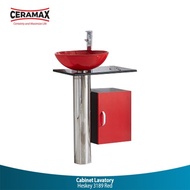 Dijual CERAMAX HESKEY 3189 RED CABINET WASHTAFEL Berkualitas