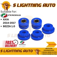 (90044-80486+9004A-48062) AIR FILTER HOUSING BUSH SET PERODUA BEZZA,AXIA (BLUE/SILICONE) (5.PCS/SET)