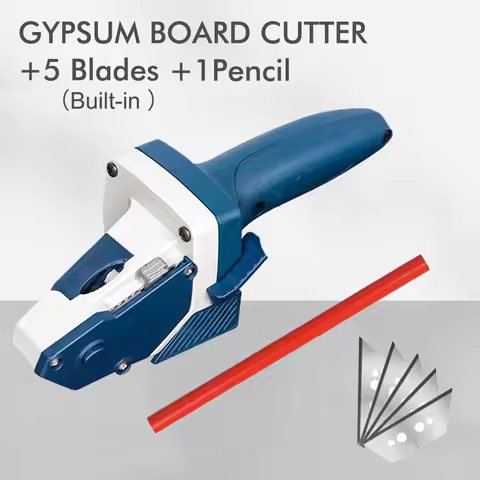 Manual Gypsum Board Cutter Hand Push Drywall Cutting Artifact Tools with Tape Woodworking Cutting Bo