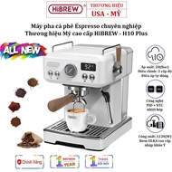 Professional Espresso coffee maker, premium HiBREW brand H10A, 20bar pressure - Genuine Imported Pro