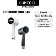 CUKTECH Mini Handheld Fan– 3 Speed Portable USB Rechargeable Fan for Outdoor Travel   buddle with Po