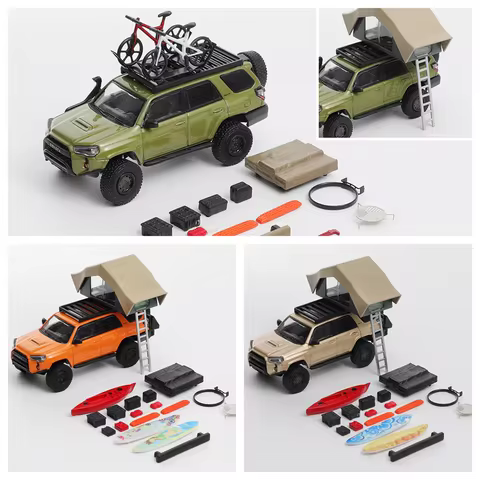 Diecast Car Model G.C.D. 4 Runner TRD Pro Overland 1:64 532# 534# 535#