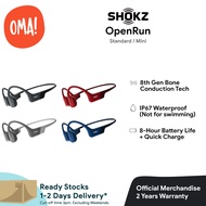 SHOKZ OpenRun / OpenRun Mini | Sweat Resistant Open-Ear Wireless Bluetooth Bone Conduction Sport Headphones | AfterShokz