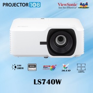 ViewSonic LS740W 5000 Lumens WXGA Laser Projector with 1.3x Optical Zoom, H/V Keystone, 360 Degrees 