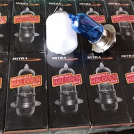 Halogen bulb T19 (SUPER WHITE/Rainbow) front motorcycle bulb(Mentol depan)LC V1, Ego, Y125, SRL110, 