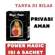TISSUE  SUPER MAGIC / TISU MAGIC SUPER HITAM / TISSUE ANTISEPTIK PRIVASI AMAN