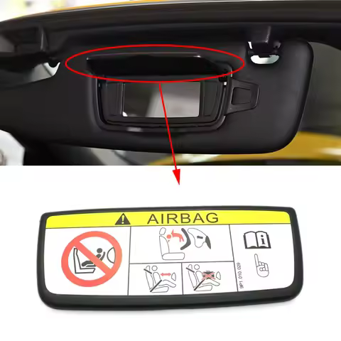 Left Right Sun Visor Vanity Mirror Cover For Porsche Boxster Cayman Carrera 911 981 982 991 718 9828