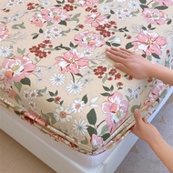 100% cotton fittedsheet với hoa đàn hồi tấm ga trải giường Hight chất lượng Chuỗi Hoa Ra Bọc Nệm Tấm